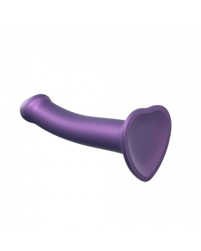 Насадка для страпона Strap-On-Me Mono Density Dildo Violet M, диам. 3,3см, однослойный силикон, гибк