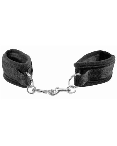 Наручники Sex and Mischief - Beginners Handcuffs Black тканевые