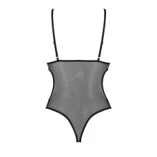 Боди с ажурным лифом Christa Body black XXL/XXXL — Passion