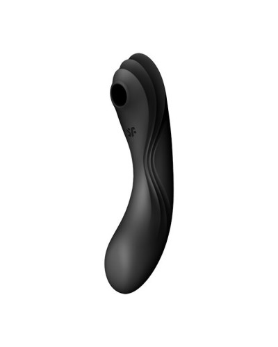 Вакуумный стимулятор с вибрацией Satisfyer Curvy Trinity 4 Black