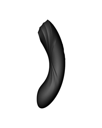 Вакуумный стимулятор с вибрацией Satisfyer Curvy Trinity 4 Black