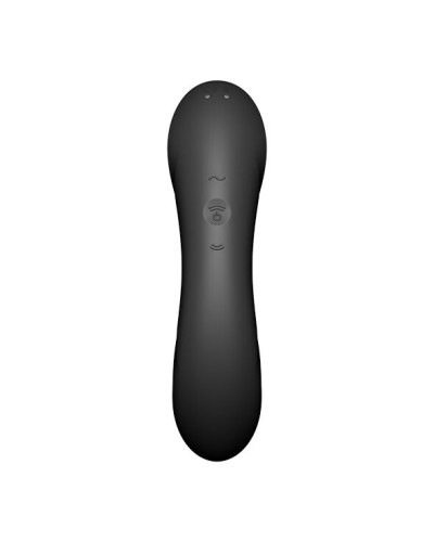 Вакуумный стимулятор с вибрацией Satisfyer Curvy Trinity 4 Black