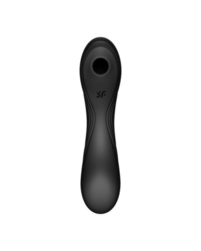 Вакуумный стимулятор с вибрацией Satisfyer Curvy Trinity 4 Black