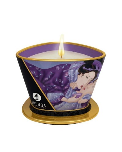 Масажна свічка Shunga Massage Candle – Exotic Fruits (170 мл) з афродизіаками