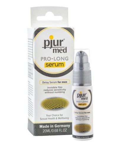 Пролонгувальний гель pjur MED Prolong Serum 20 мл, створює невидиму плівку, що знижує чутливість