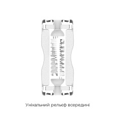 Мастурбатор Tenga Dual Feel Cup двосторонній, із двома незалежними каналами