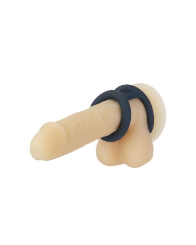 Двойное эрекционное кольцо LUX Active – Tug – Versatile Silicone Cock Ring