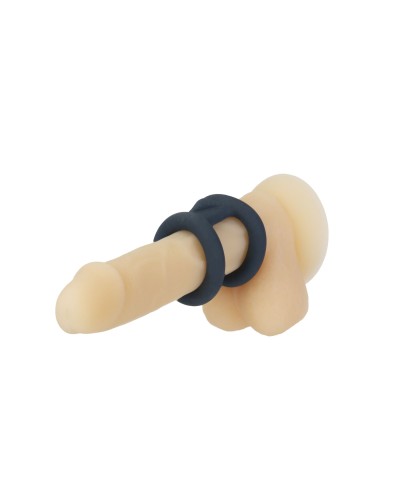 Двойное эрекционное кольцо LUX Active – Tug – Versatile Silicone Cock Ring