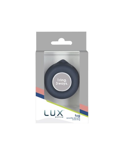 Двойное эрекционное кольцо LUX Active – Tug – Versatile Silicone Cock Ring