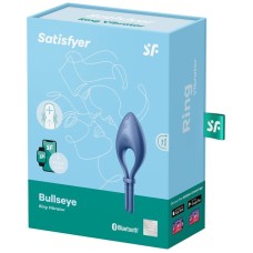 Ерекційне смарт віброкільце ласо з регулюванням розміру Satisfyer Bullseye Blue