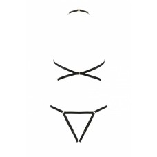 Портупея-боді зі стреп IVENA black XXL/XXXL - Passion Exclusive