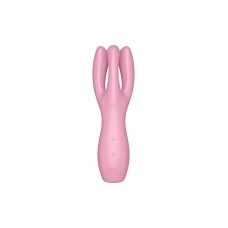 Кліторальний вібратор Satisfyer Threesome 3 Pink з трьома пальчиками