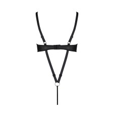 Боди из экокожи CELINE BODY black XXL/XXXL — Passion: с доступом, открытый