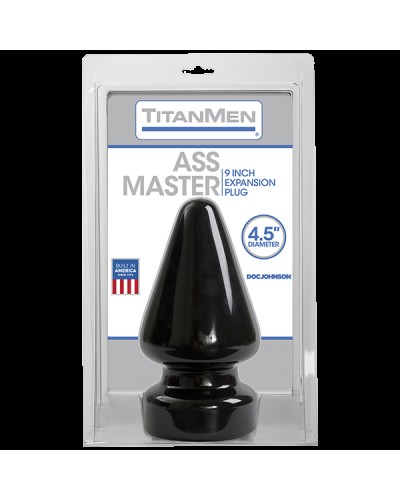 Пробка для фістінгу Doc Johnson Titanmen Tools - Butt Plug - 4.5 Inch Ass Master, діаметр 11,7 см