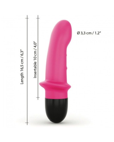 Вібратор Dorcel Mini Lover Magenta 2.0 перезаряджуваний, для точки G і масажу простати