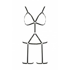 Портупея-стрепи на все тіло INDICA black S/M - Passion Exclusive