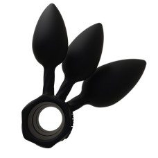 Набір анальних пробок Bathmate Anal Training Plugs, діаметр 2,5 см - 3,1см - 3,8см