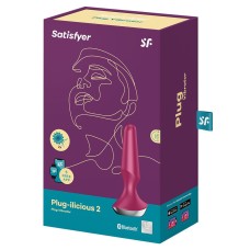 Анальна смарт-вібропробка Satisfyer Plug-ilicious 2 Berry