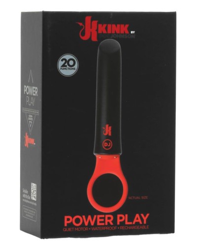 Вібратор Doc Johnson Kink - Power Play with Silicone Grip Ring