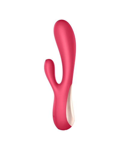 Смарт вібратор-кролик Satisfyer Mono Flex Red, 2 мотори, керування через інтернет