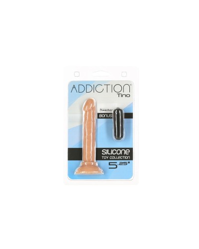 Фаллоимитатор ADDICTION - Tino – 5.25” Silicone Dildo