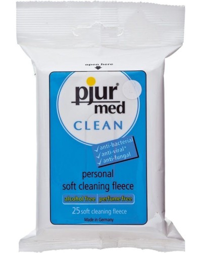 Вологі серветки pjur MED Clean 25 штук