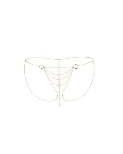 Цепочка-трусики Bijoux Indiscrets Magnifique Bikini Chain – Gold, украшение для тела