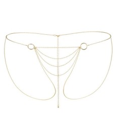Ланцюжок-трусики Bijoux Indiscrets Magnifique Bikini Chain – Gold, прикраса для тіла
