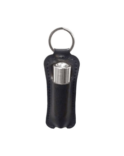 Вибропуля PowerBullet First-Class Bullet 2.5″ with Key Chain Pouch, Silver, 9 режимов вибрации