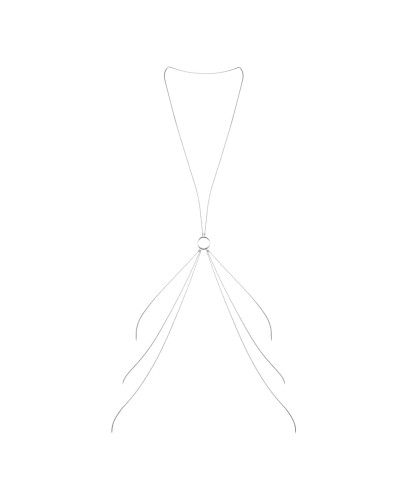 Цепочка для тела Bijoux Indiscrets Magnifique 8 Body Chain — Silver