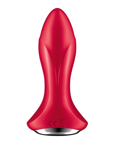 Анальна смартвібропробка із перлинним масажем Satisfyer Rotator Plug 1+  Red