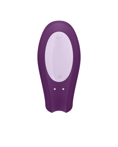 Смарт-вібратор для пар Satisfyer Double Joy Violet із широким кліторальним стимулятором