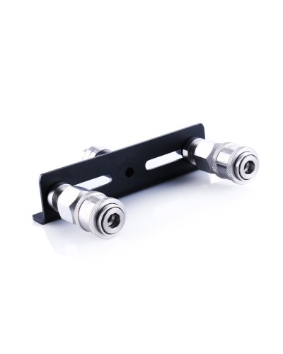 Двойной коннектор для секс-машин Hismith Quick Connector Adapter with Double Head, система KlicLok