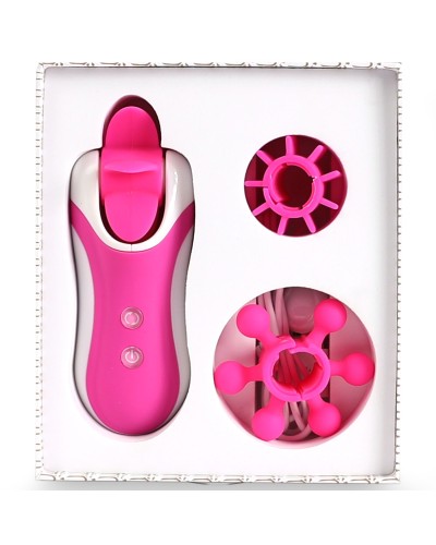 Стимулятор с имитацией оральных ласк FeelzToys - Clitella Oral Clitoral Stimulator Pink