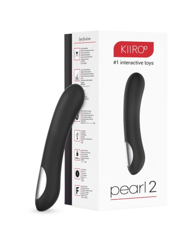 Интерактивный вибростимулятор точки G Kiiroo Pearl 2 Black