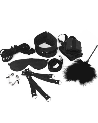 Набір БДСМ Art of Sex - Soft Touch BDSM Set, 9 предметів, Чорний