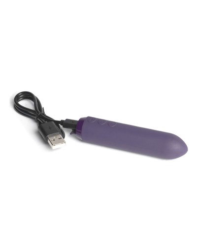 Мінівібратор Je Joue - Classic Bullet Vibrator Purple з глибокою вібрацією і фіксацією на палець