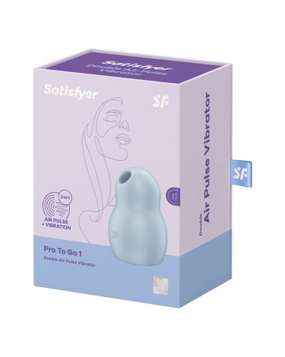 Вакуумный стимулятор Satisfyer Pro To Go 1 Blue