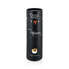 Массажное масло Plaisirs Secrets Creme Brulee (59 мл) с афродизиаками съедобное, подарочная упаковка