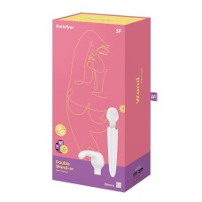 Смарт вибромассажер со сменной головкой Satisfyer Double Wand-er