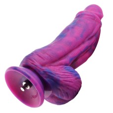 Фалоімітатор для секс-машин Hismith 9.45″ Silicone Fantasy Series Dildo, система кріплення KlicLok, 